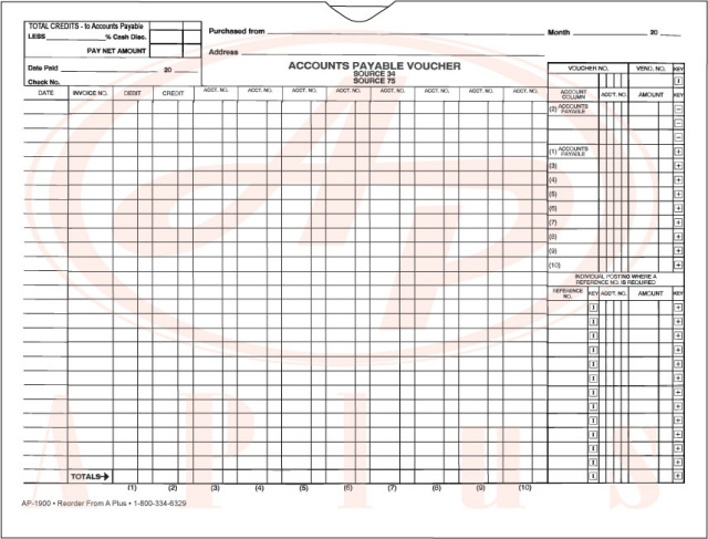 AP-1900 ~ Accounts Payable Jacket